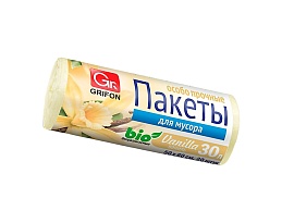 Мешки для мусора 30 л, ароматизированные, Ваниль, бежевые, в рулоне 20 шт., ПНД, 9 мкм, 560х530 мм, GRIFON Aroma, 101-020 V в Феодосии Мешки для мусора 30 л, ароматизированные, Ваниль, бежевые, в рулоне 20 шт., ПНД, 9 мкм, 560х530 мм, GRIFON Aroma, 101-020 V в Феодосии