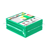 Мешки для мусора 160 л, зеленые, в пачке 10 шт., ПВД, 40 мкм, 900х1100 мм, i-Bag в Феодосии