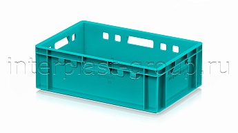 Ящик для мяса и колбасных изделий Е-2 бирюзовый в Феодосии