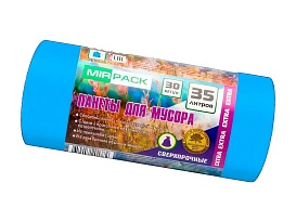 Мешки для мусора 35 л, ароматизированные, синие, в рулоне 30 шт., ПНД, 12 мкм, 640х500 мм, EXTRA, 3530661 в Феодосии Мешки для мусора 35 л, ароматизированные, синие, в рулоне 30 шт., ПНД, 12 мкм, 640х500 мм, EXTRA, 3530661 в Феодосии