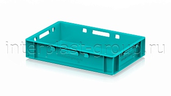 Ящик для мяса и колбасных изделий Е-1 бирюзовый в Феодосии