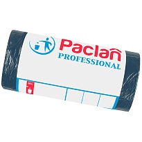 Мешки для мусора 35 л, черный, в рулоне 50 шт., ПНД, 6,2 мкм, 600х500 мм, PACLAN Professional, 604077 в Феодосии Мешки для мусора 35 л, черный, в рулоне 50 шт., ПНД, 6,2 мкм, 600х500 мм, PACLAN Professional, 604077 в Феодосии