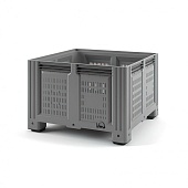 Контейнер iBox перфорированный на ножках 1130x1130x760