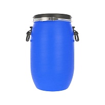 Бочка пластиковая 30 л с хомутом в Феодосии Бочка пластиковая 30 л с хомутом в Феодосии