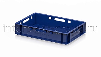 Ящик для мяса и колбасных изделий Е-1 темно-синий в Феодосии
