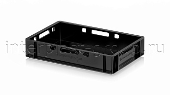 Ящик для мяса и колбасных изделий Е-1 черный в Феодосии Ящик для мяса и колбасных изделий Е-1 черный в Феодосии