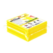 Мешки для мусора 160 л, желтые, в пачке 10 шт., ПВД, 40 мкм, 900х1100 мм, i-Bag в Феодосии