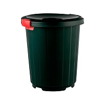 Мусорный бак с крышкой - воронкой 105 л темно-зеленый 105 темно-зеленый в Феодосии Мусорный бак с крышкой - воронкой 105 л темно-зеленый 105 темно-зеленый в Феодосии