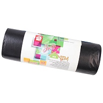 Мешки для мусора 220 л, черные, в рулоне 10 шт., ПВД, 29 мкм, 1100х830 мм, Концепция Быта ЭкоДом, 604924 в Феодосии Мешки для мусора 220 л, черные, в рулоне 10 шт., ПВД, 29 мкм, 1100х830 мм, Концепция Быта ЭкоДом, 604924 в Феодосии