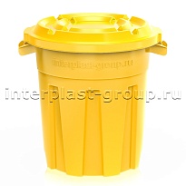 Мусорный бак универсальный 60 л желтый 60 желтый в Феодосии