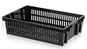 Ящик для овощей, фруктов и хлеба Евролоток черный в Феодосии Ящик для овощей, фруктов и хлеба Евролоток черный в Феодосии