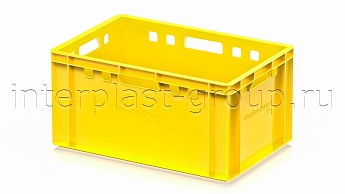 Ящик для мяса и колбасных изделий Е-3 желтый в Феодосии